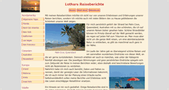 Desktop Screenshot of lothars-reiseberichte.de